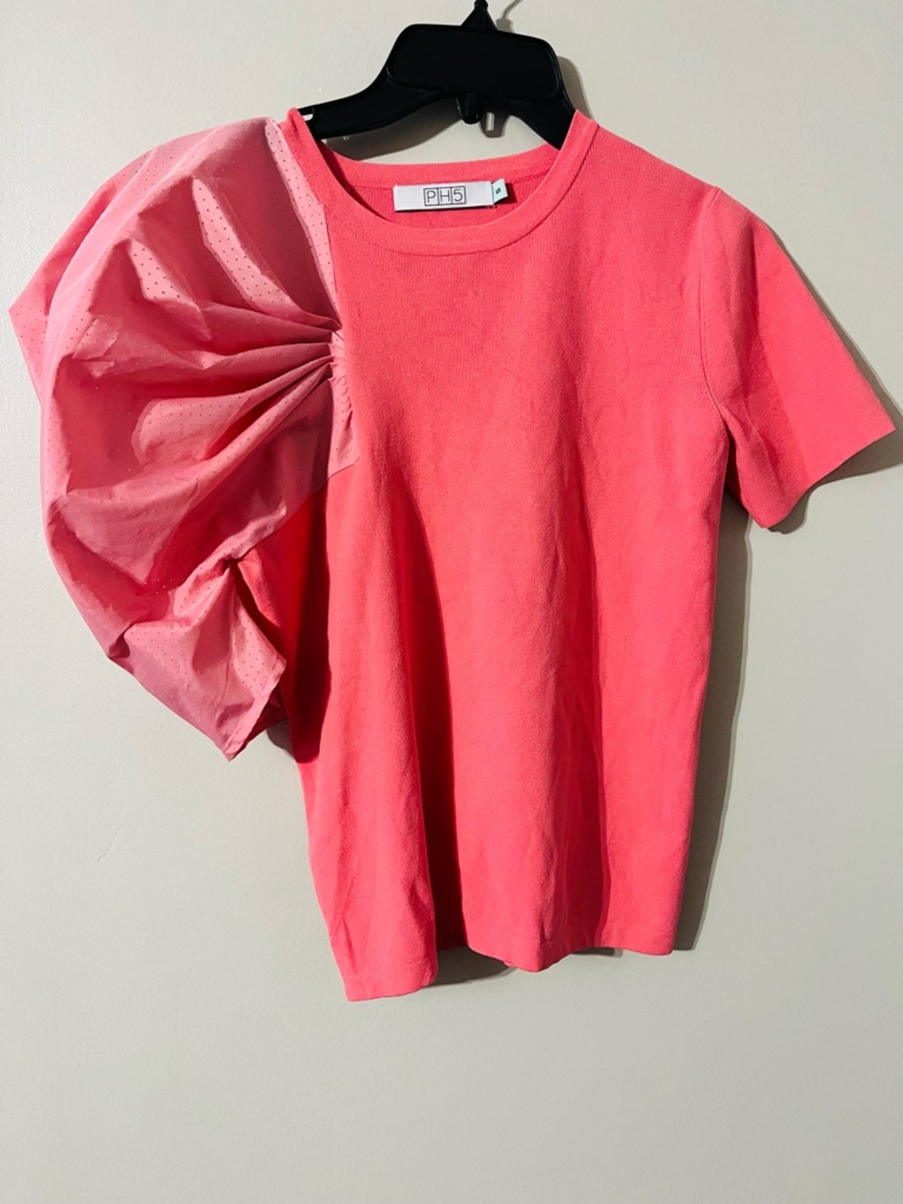 Exclusive & Hard to Find PH5 Pink Puff Sleeve Tee Sz S EUC